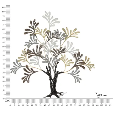 Panel ze stali LIXY 97,2 x 8,9 x 100,3 cm